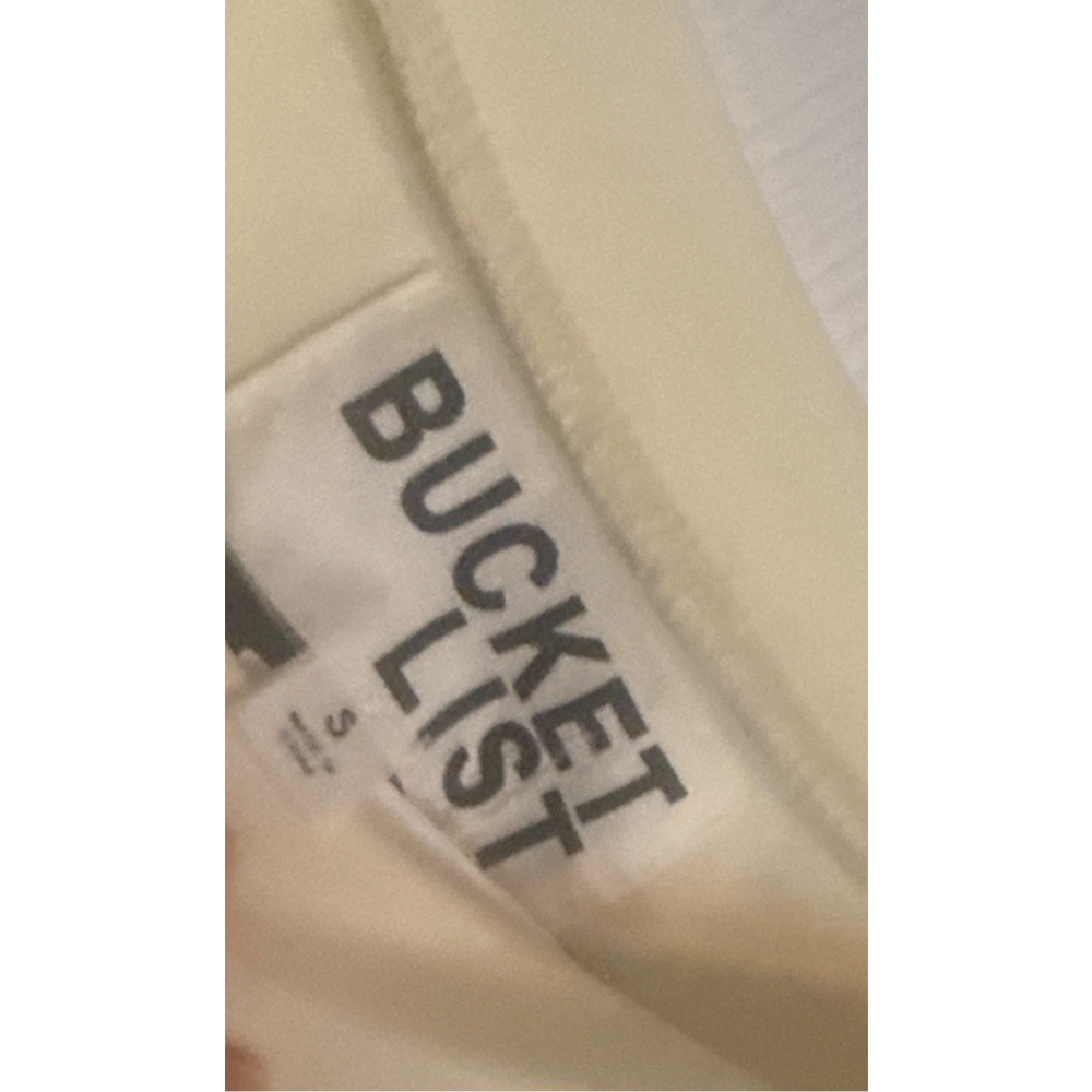 Oversized Women's Bucket List Cream Sweatshirt S - Picture 3 of 3